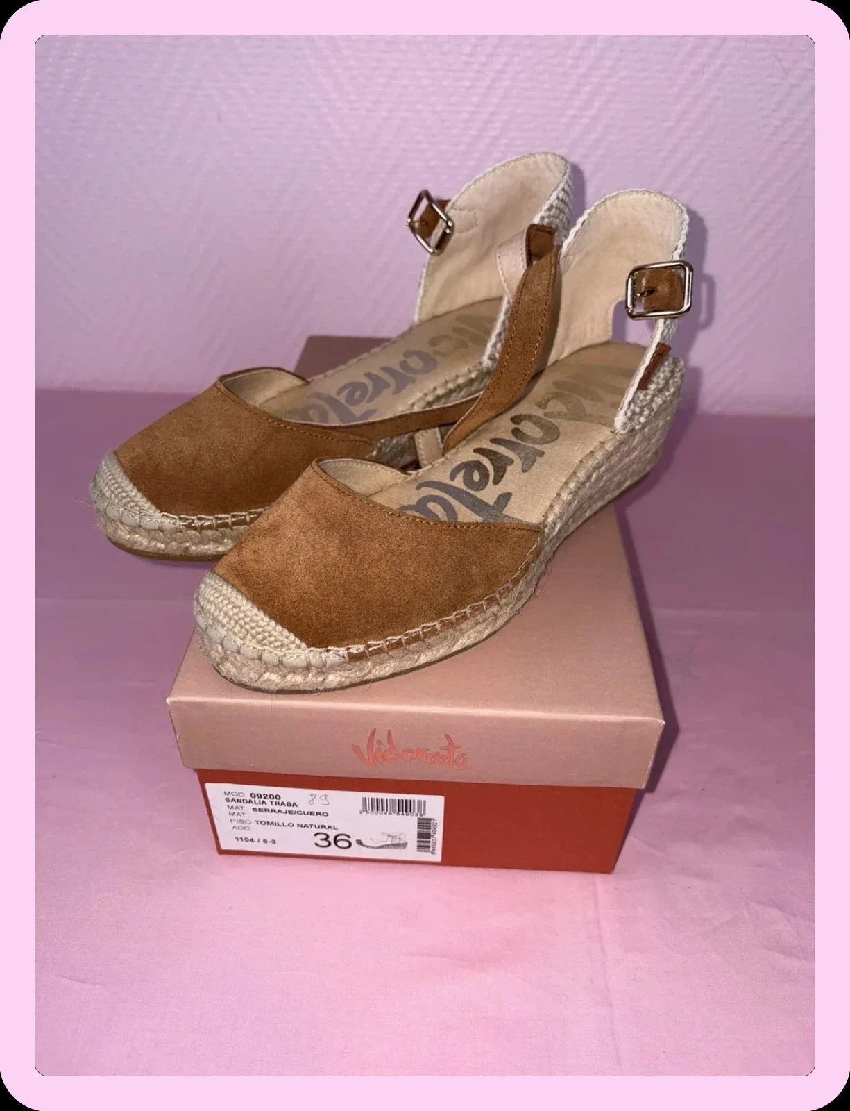 Chaussures été femme vidoreta taille 36